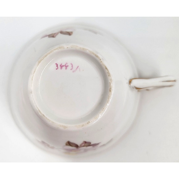 Royal Chelsea Bone China English Tea Cup & Saucer Pattern #3883A Gold Trim - Picture 15 of 15